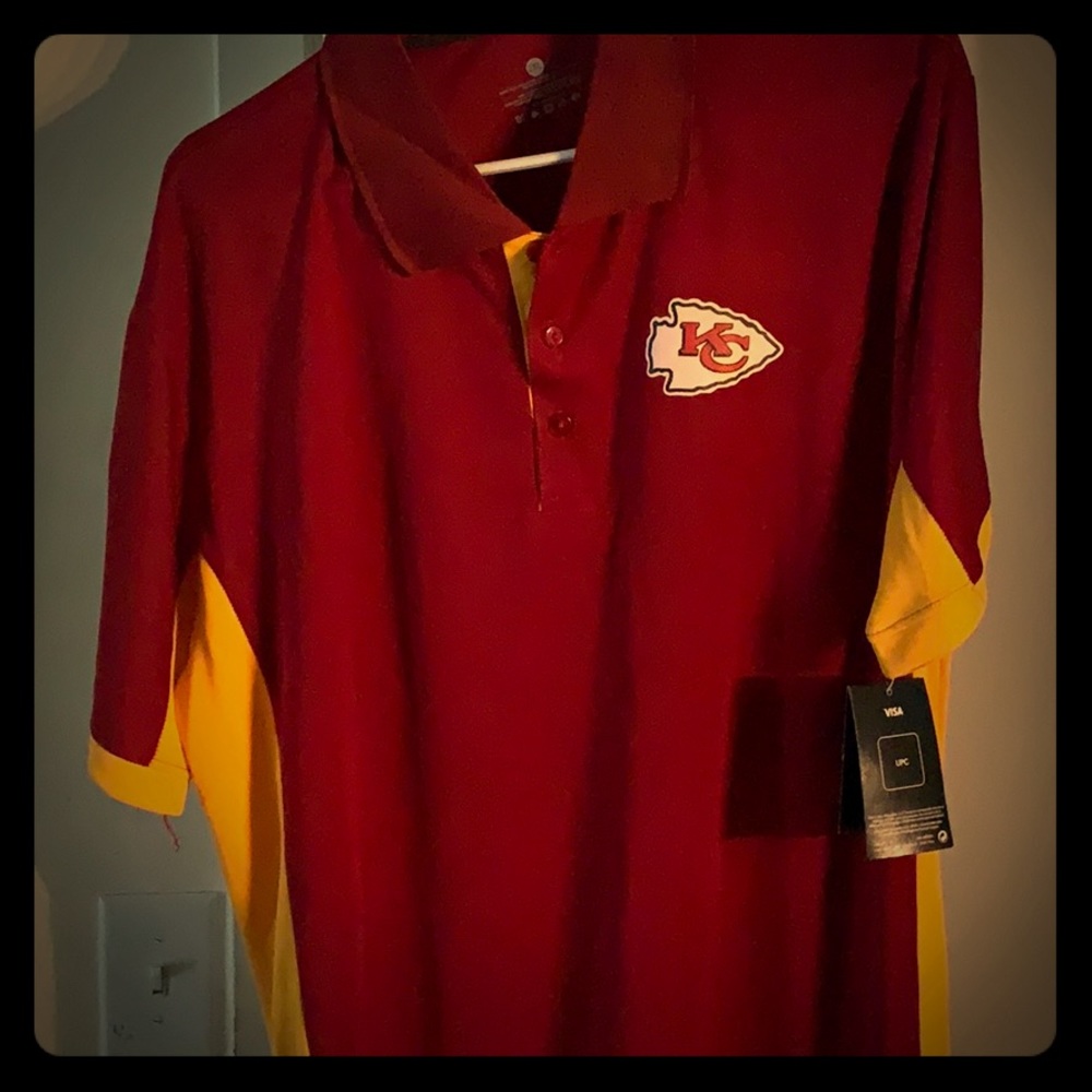 2XL Nike Kansas Chiefs polo shirt. New
